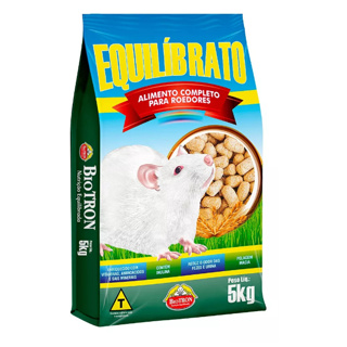 Equilibrato 5kg Ração Para Roedores Rato Twister Biotron em Oferta na Shopee