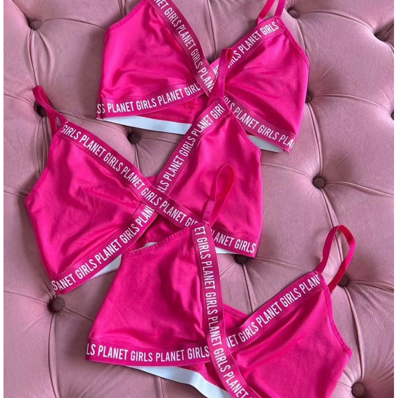 TOP CROPPED FEMININO  PLANET GIRLS ROSA