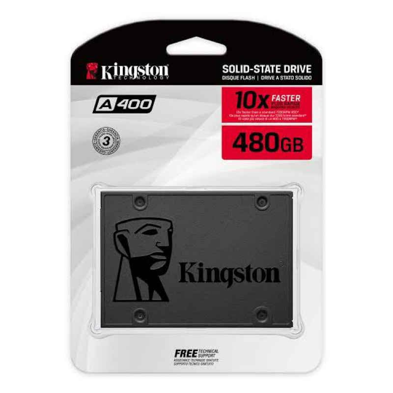 SSD Kingston 240Gb/480Gb/960Gb Sata lll 6Gb/s Gravacao 500Mb/s leitura 560Mb/s - Envio Imediato
