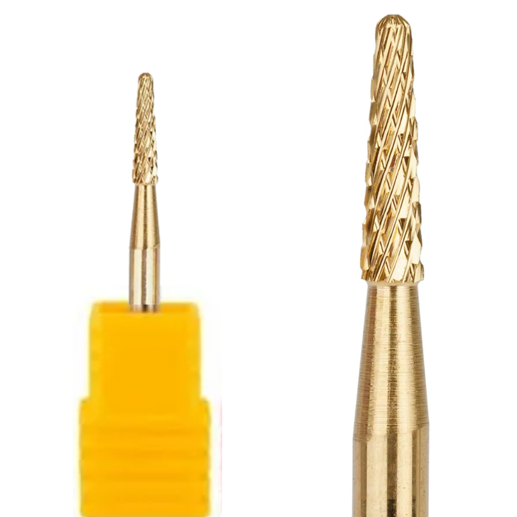 Broca de Tungstênio Profissional Para cutilagem Cuticulas Broca para afastar cuticula Remoção da unha natural curvatura