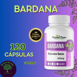 Suplemento Alimentar Bardana – 120 Cápsulas de 500mg