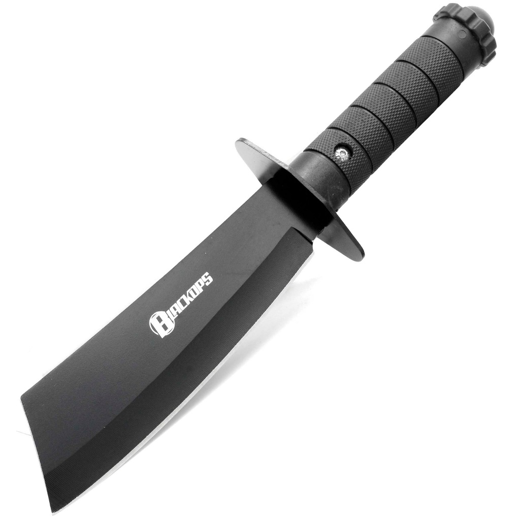 Faca Tática Sobrevivência Pesca Caça Selva Bainha THY-12 BLACK OPS