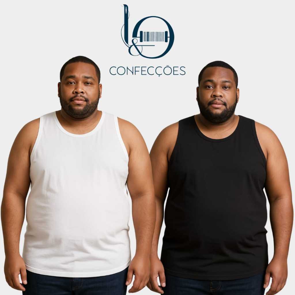 Kit 2 Camisa Masculina Plus Size 100% Poliester Camiseta Regata Dryfit com Proteção UV em Oferta na Shopee