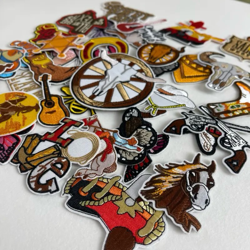 Patch Termocolantes Estilo Country Western Kit Personalizar Roupa Adesivo