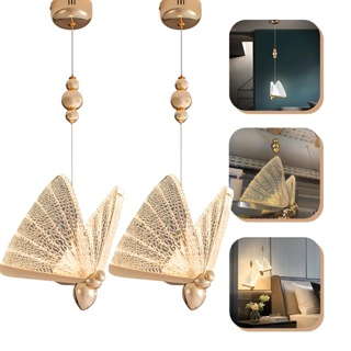 2 Pendente Luminária Wing Borboleta Dourada Bivolt 5w ENVIO IMEDIATO 2 Unidades em Oferta na Shopee