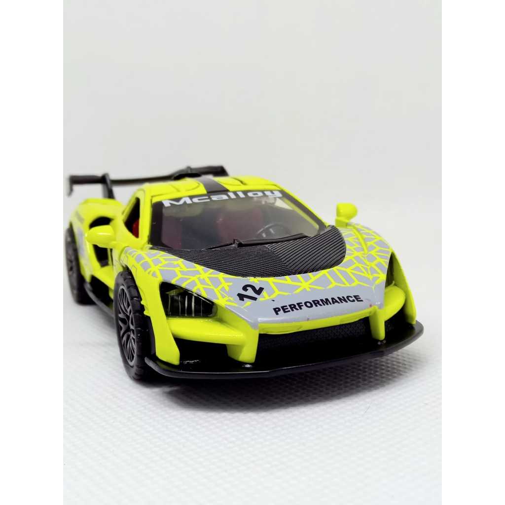 Miniatura Mclaren Senna 1:36 metal Diecast colecionável