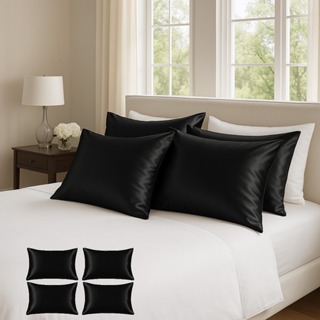 Fronhas de Cetim 4 Fronhas Anti Frizz Super Brilho 50x70 Diversas Cores em Oferta na Shopee