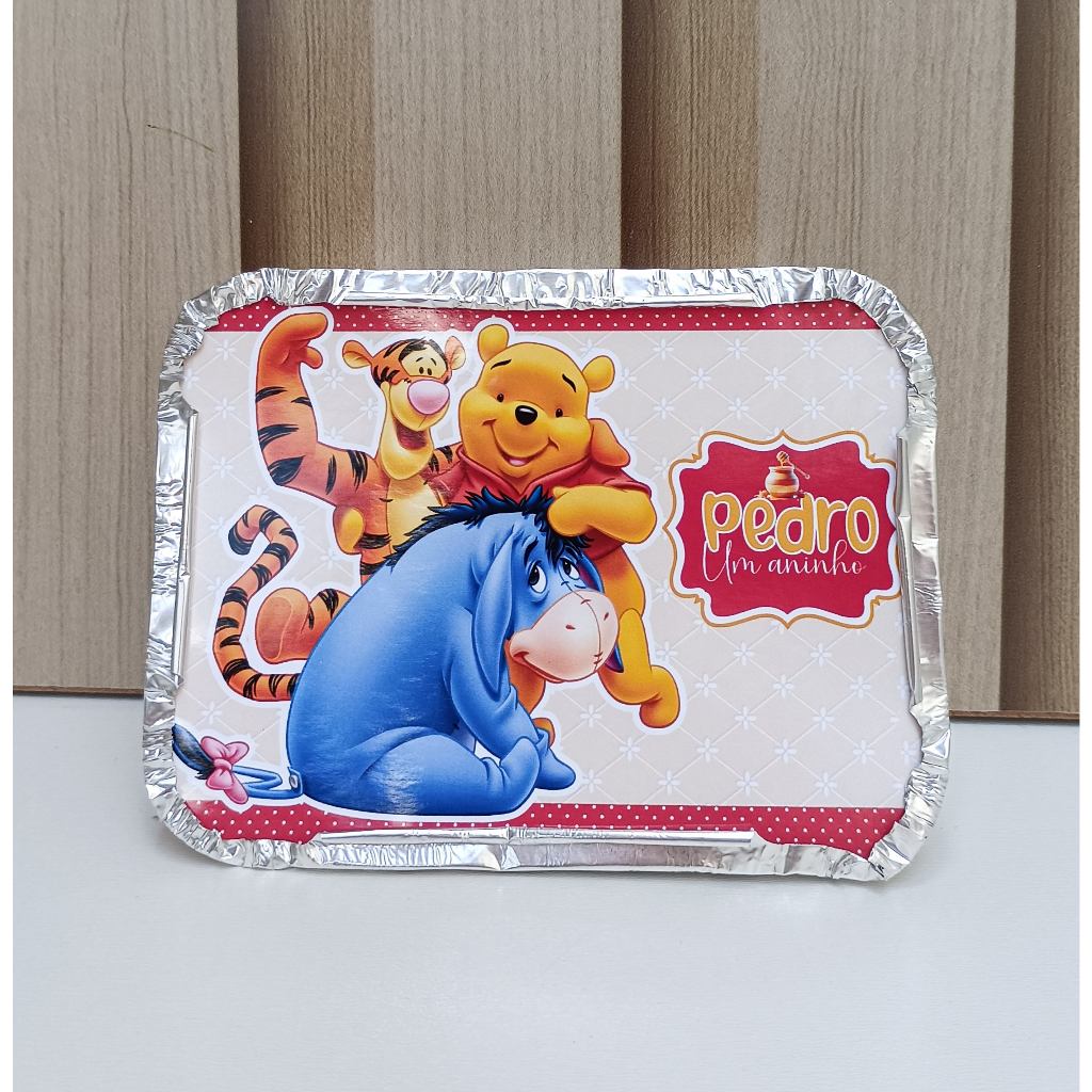 Marmitinha personalizada Ursinho Pooh/lembrancinha personalizada de festa infantil Ursinho Pooh