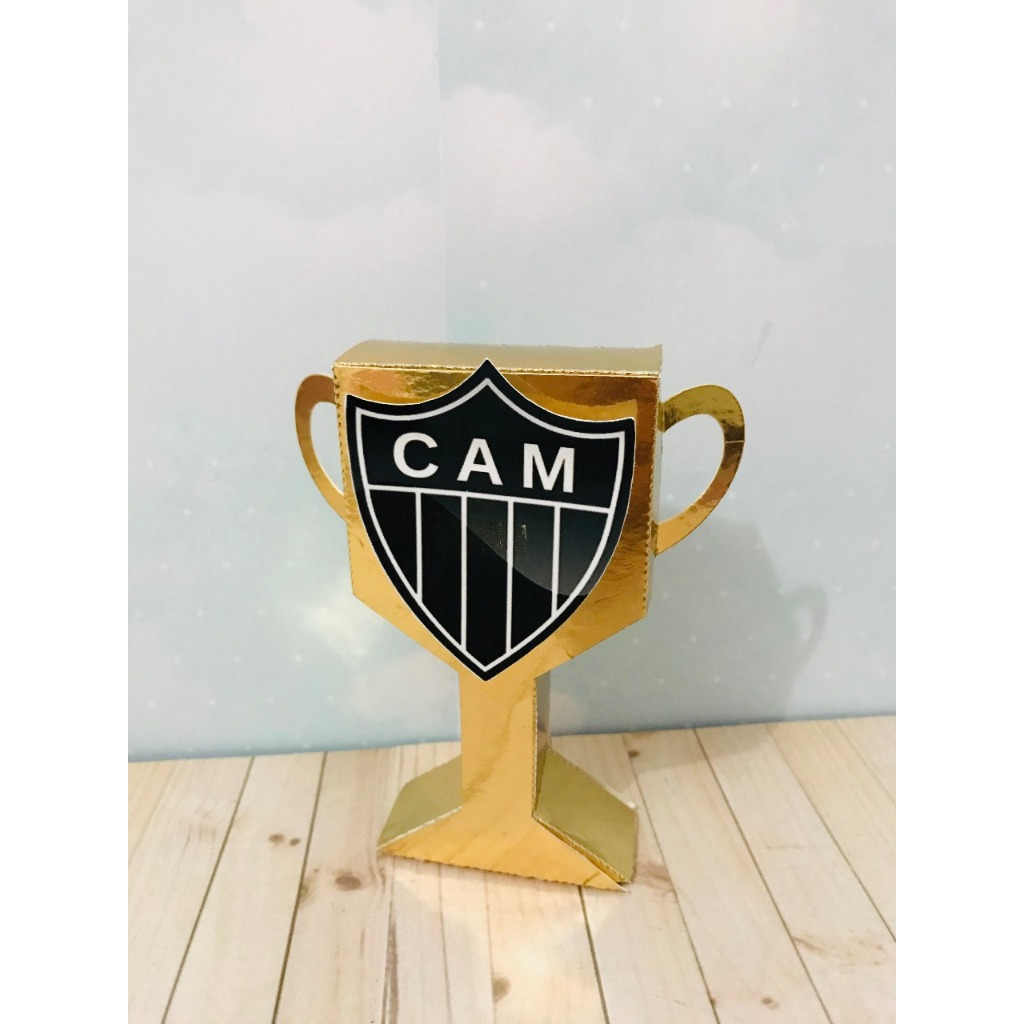 EGUE E MONTE |Kit Festa Infantil Atlético - Galo| Lembrancinha Aniversário | Caixinhas Personalizadas