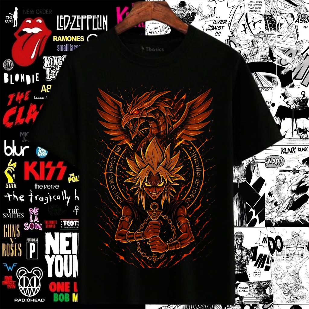 Camisa Marik Dragao alado de ra yugioh