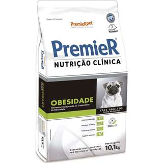Ração Premier Nutrição Clínica Obesidade Cães Adulto Pequeno 10kg em Oferta na Shopee