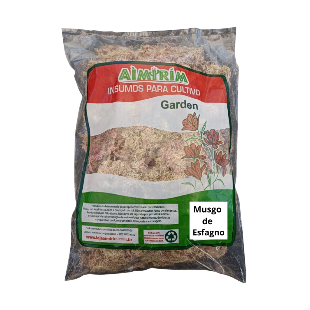 Litros Musgo Esfagno Orgânico Substrato Orquídeas Sphagnum