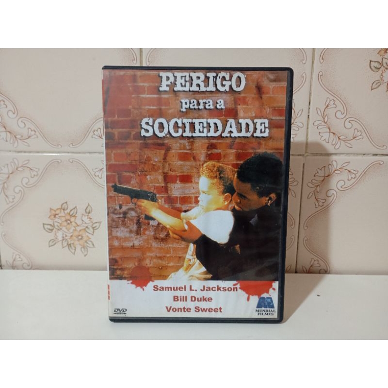 Dvd Filme Perigo Para A Sociedade (Samuel L. Jackson) - Original