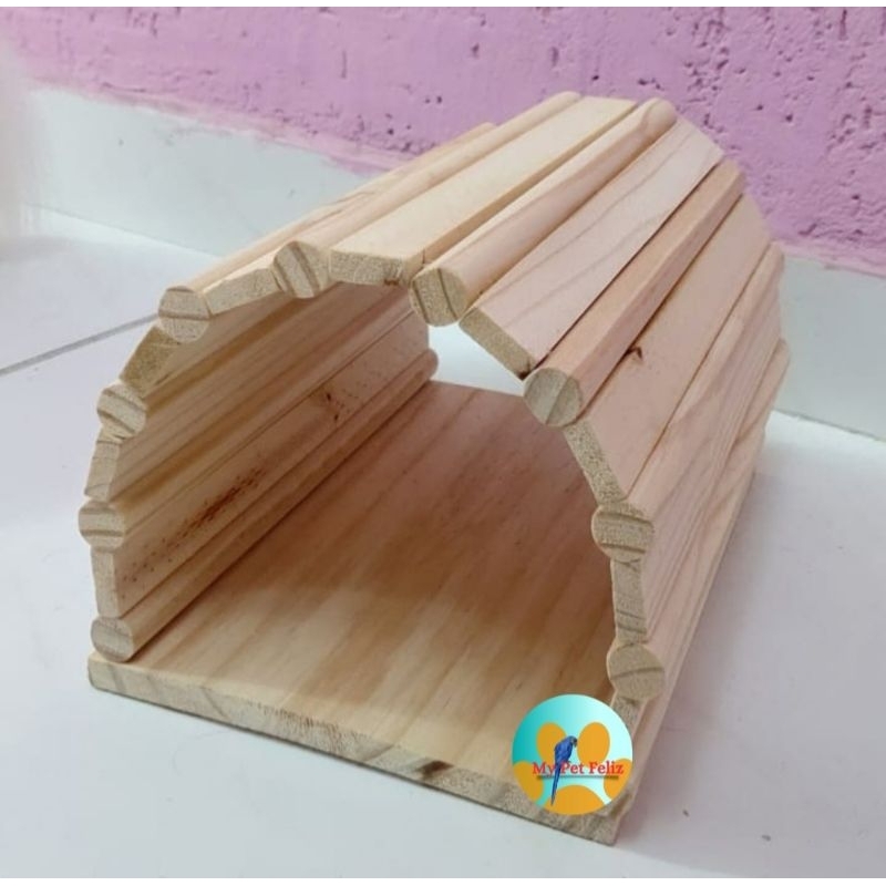 Toca Para Porquinho Da Índia - Túnel Porquinho Da Índia (Toca com piso natural)