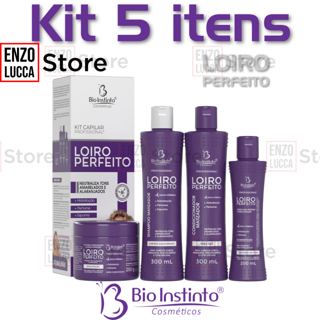 Kit Loiro Perfeito Bio Instinto 4 Itens em Oferta na Shopee