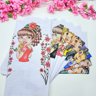 Kit Com 5 Panos De Prato Boneca Chapéu Nova Era Artesanato Decoraçao Bordado  Pintura e Croche Tamanho Grande