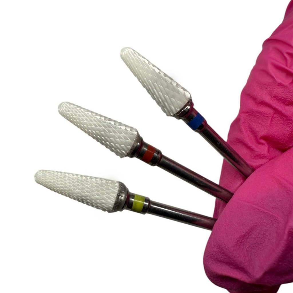 Broca De Cerâmica Original Para Motor Lixadeira De Unhas Nail Drill em Oferta na Shopee