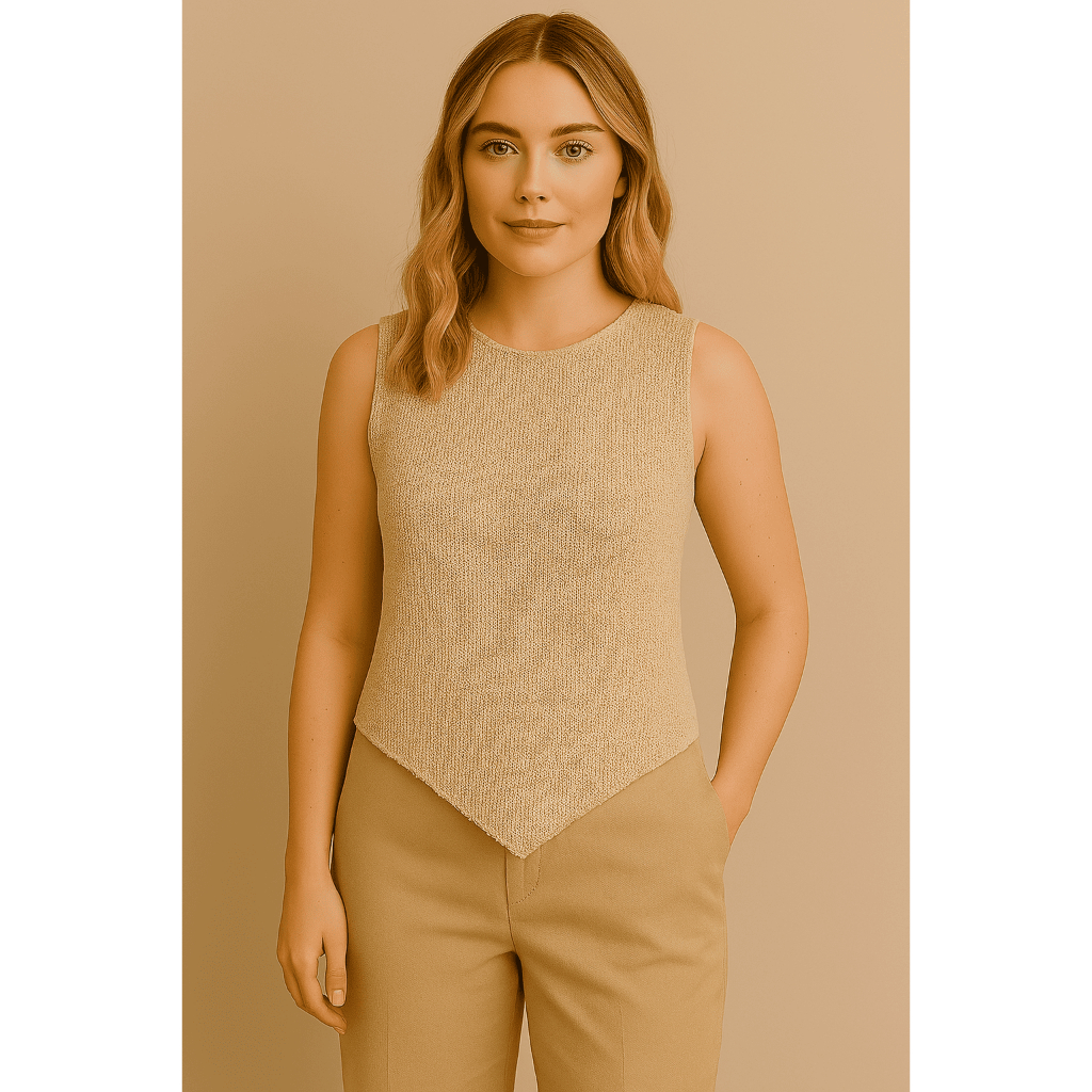 Blusa Bico Tricot / tricô feminina moderna moda blogueirinha