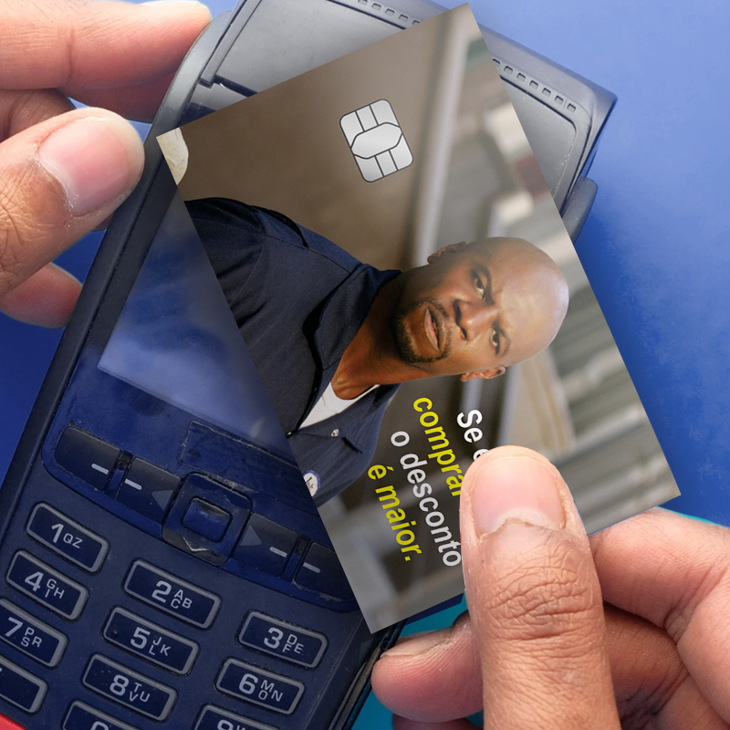 Película Adesiva para Cartão Julius Todo Mundo Odeia o Chris – Skin Card Personalizada