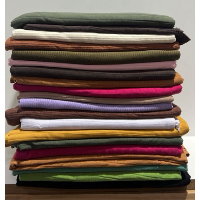 Retalho Malha Canelada | 1kg em Oferta na Shopee