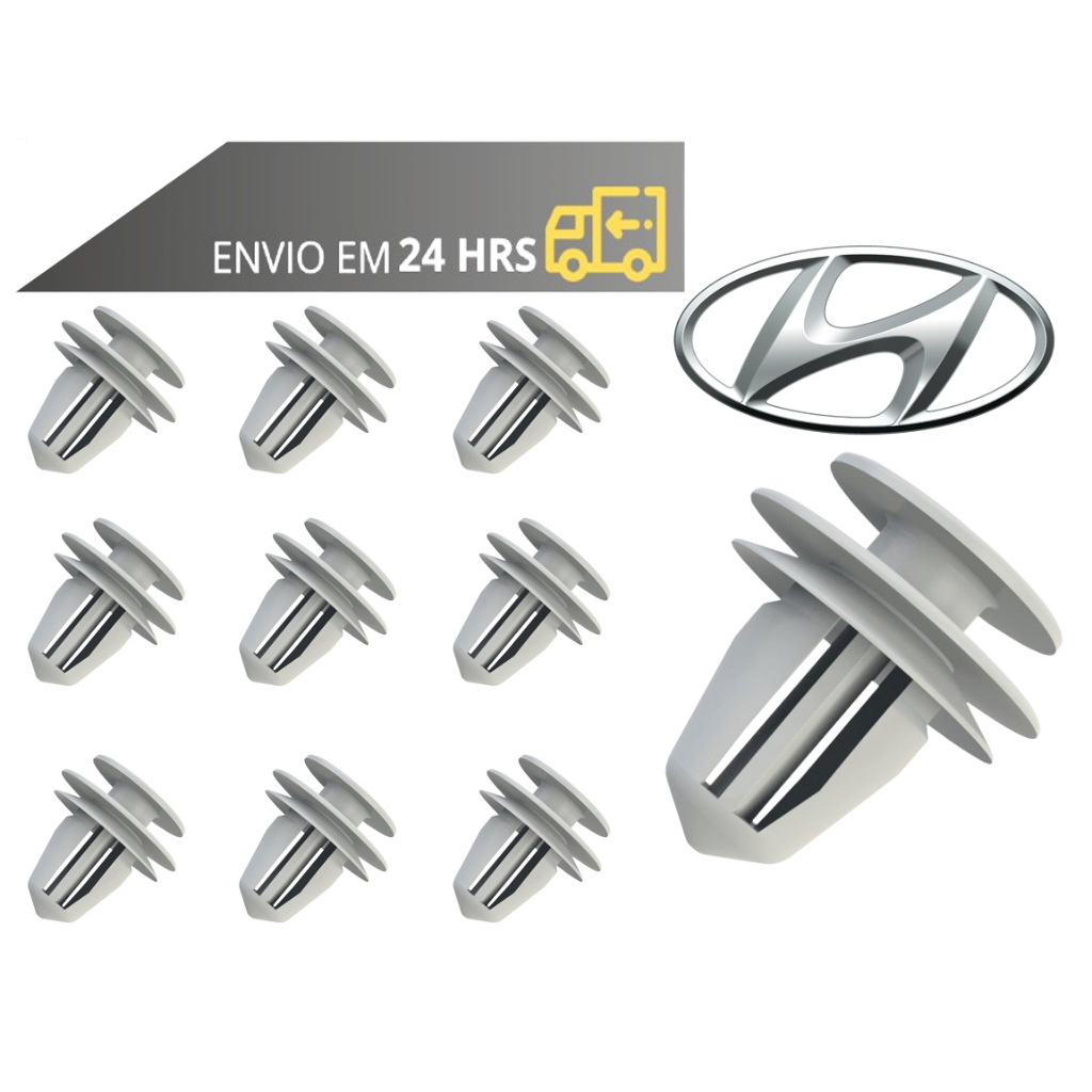 Kit Grampo Presilha Forro da Porta Hyundai Hb20 Creta Ix35 I30 Tucson Sonata Elantra Veloster Azera em Oferta na Shopee