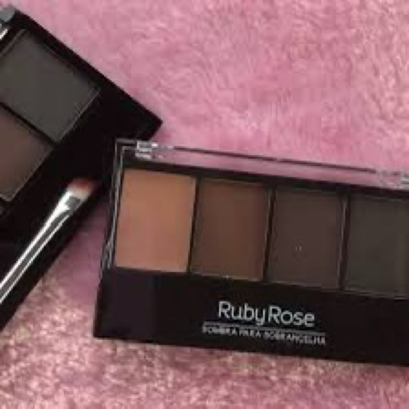 paleta de sombra para sobrancelhas da marca Ruby Rose