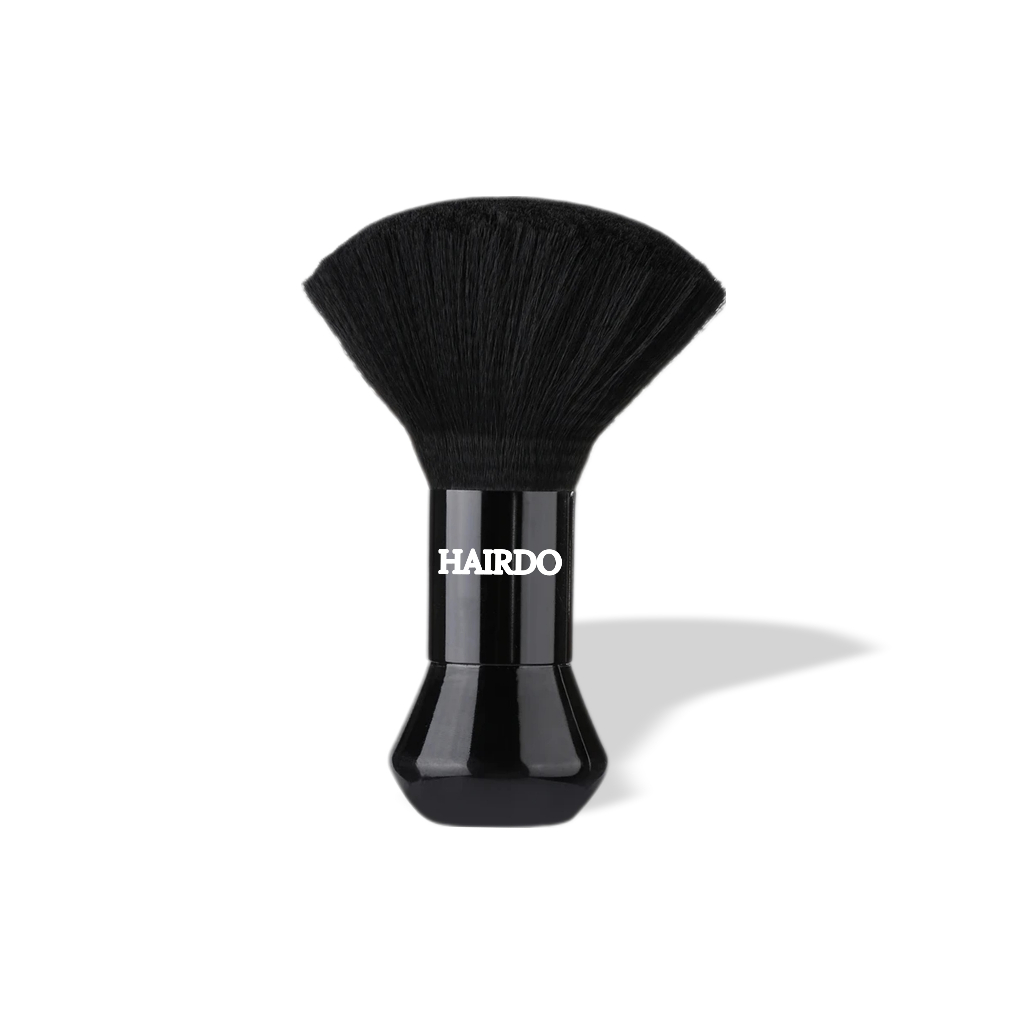 Espanador Bolinha Profissional Barbeiro e Cabeleireiro Preto, espanador super macio, salão de beleza