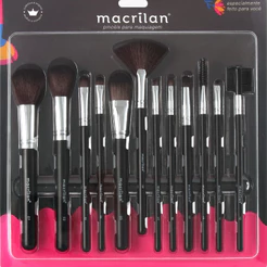 Kit 12 Pincéis para Maquiagem - KP9-1A - Macrilan