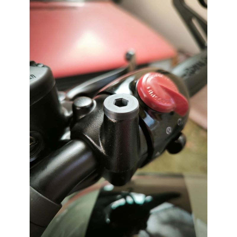 Tampa furo retrovisor Royal Enfield - Preto- Par- Shotgun- Super Meteor 650cc, Hunter, Interceptor, Classic 350, Meteor.
