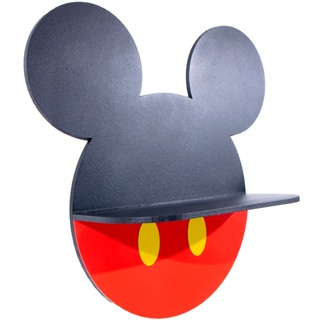 Prateleira infantil Mickey, ideal para organizar brinquedos e decorar o quarto das crianças com magia em Oferta na Shopee