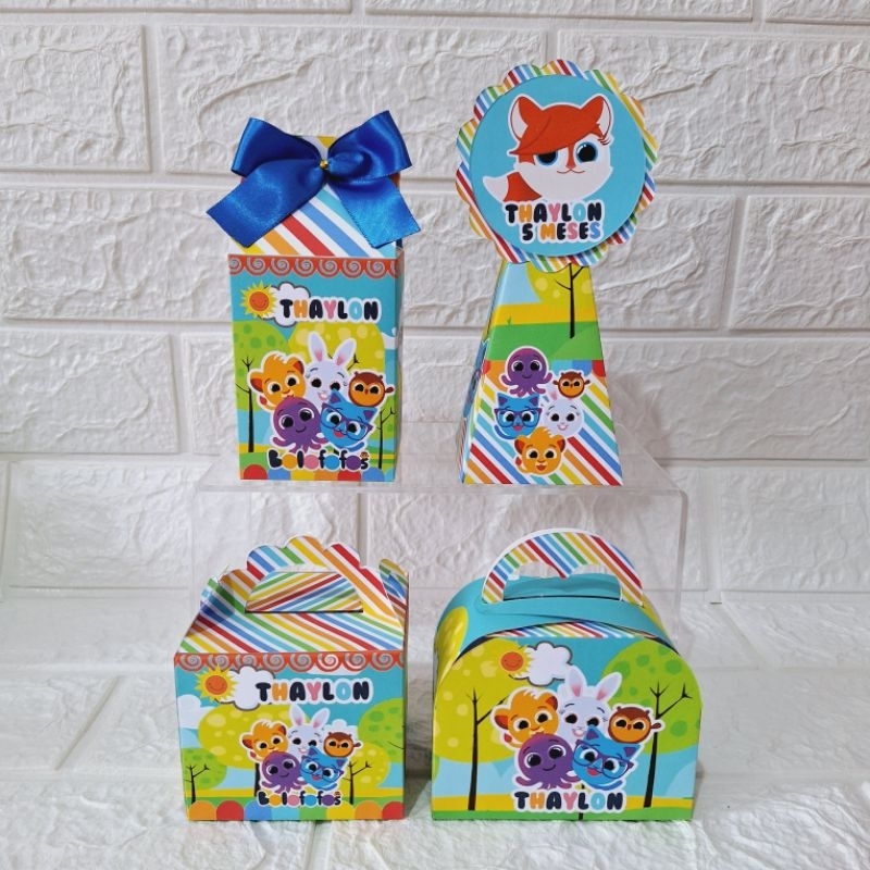 Personalizados Bolofofos (PEGUE E MONTE) - Kit Festa - Lembrancinhas - Caixinhas Personalizadas - Aniversário