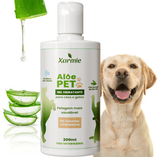 Tratamento Coceira Lambedura Hidratante Antisséptico Natural Cães Pata Focinho e Pelo 200g Aloe Pet