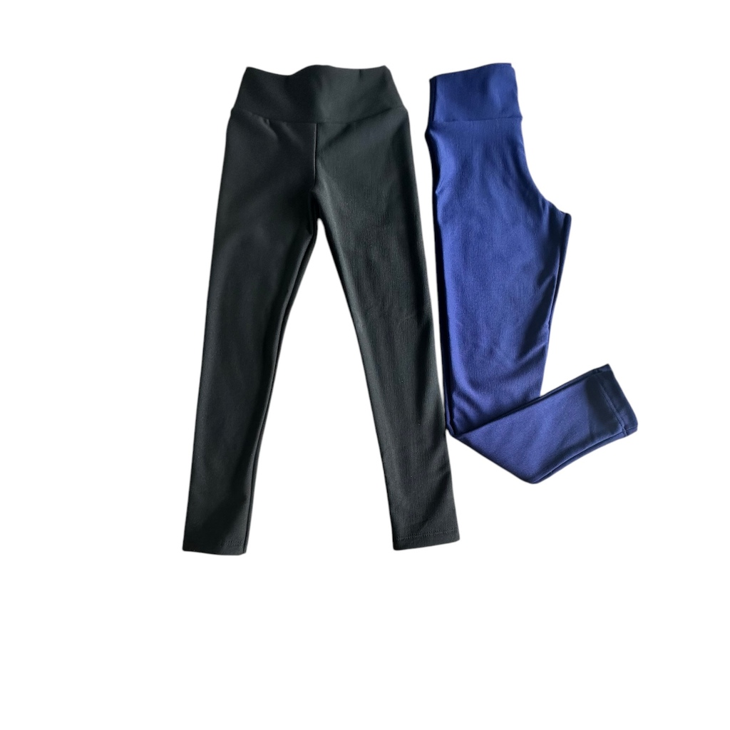 Kit 2 Calça Legging Peluciada Menina Infantil Suplex de alta Qualidade