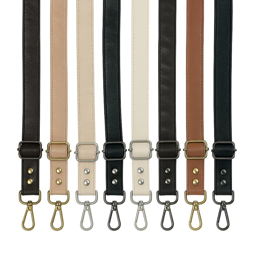 Alça ajustável para bolsa Resistente e Estilosa comprimento 1,25m largura 2cm de largura