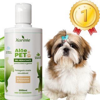 Aloe Pet Babosa Tratamento Natural de Alergias e Coceiras Para Cães 200g