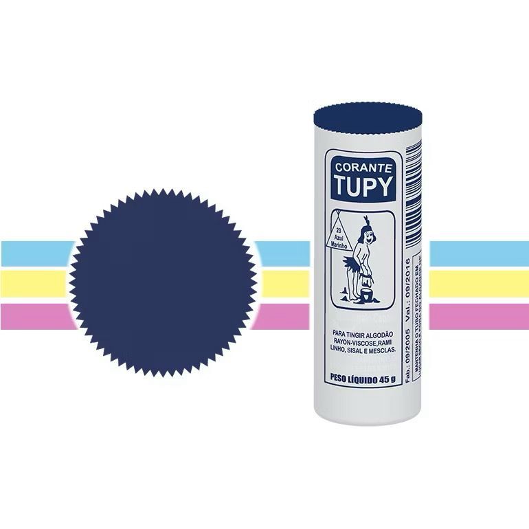 Corante em pó Tupy Algodao - Corantes Tupy 45g