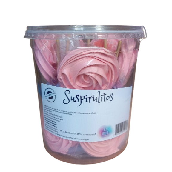 Pirulitos de Suspiro 12 un. no Pote – Crocantes, Coloridos e Artesanais | Lilac House Merengue em Oferta na Shopee