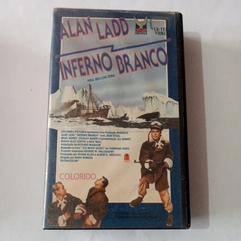 VHS İNFERNO BRANCO / ALAN LADD