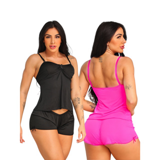 Short Doll  Baby MANU Pijama Liganete Liso Confortável Moderno Otima Qualidade Tecido Leve PROMOÇÃO em Oferta na Shopee