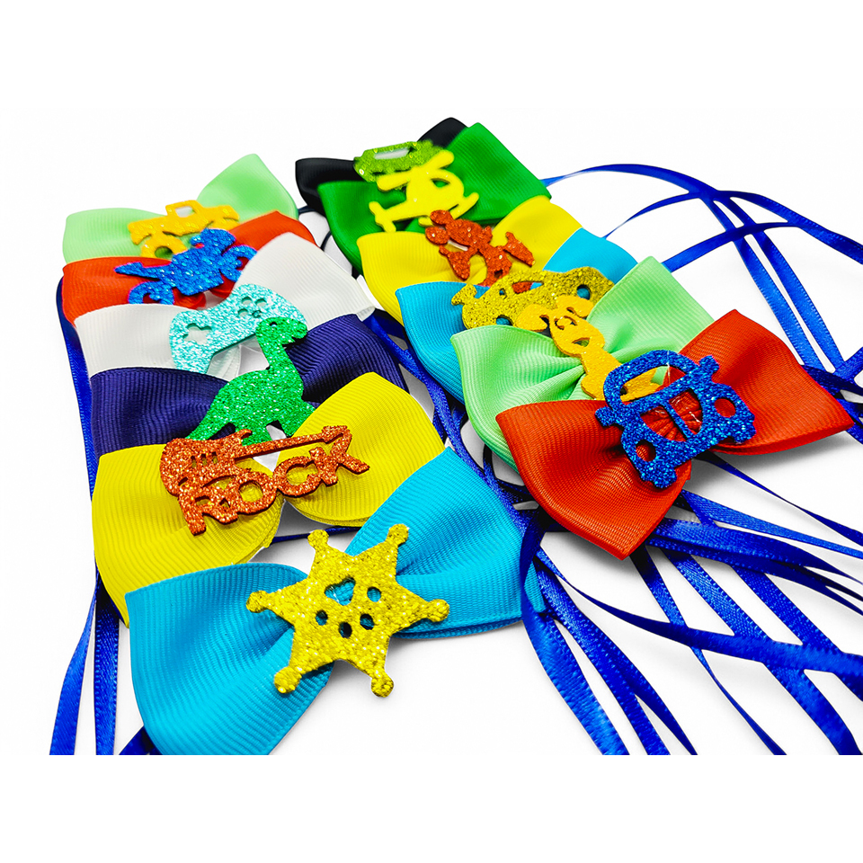 40 Gravatas Borboleta Pet Banho E Tosa Laços Pet Shop Cetim Cães e Gatos