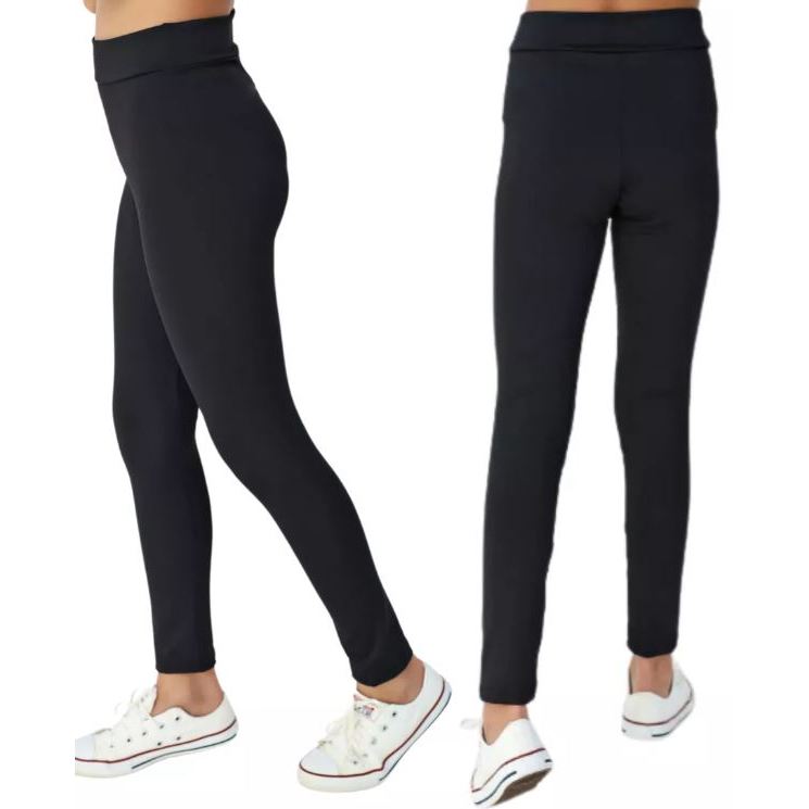 Kit 2 Legging Térmica Flanelada Grossa Infantil Juvenil Tendência do 04 ao 14Menina