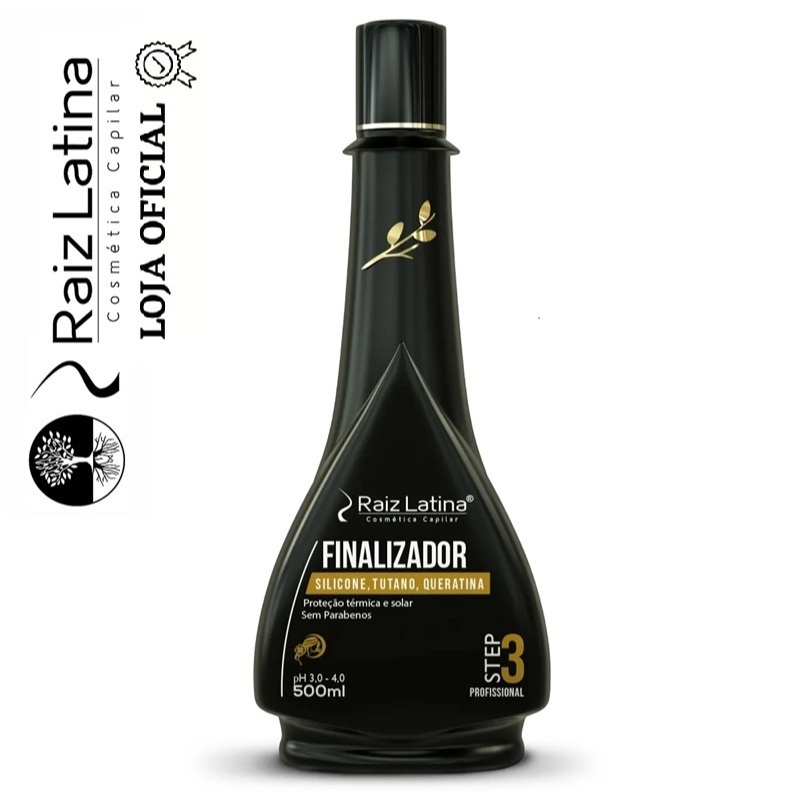Creme Finalizador Leave-in 500ml Silicone Tutano e Queratina Raiz Latina em Oferta na Shopee