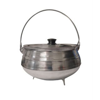 Panela Tripé Alumínio Grosso Fundido  C/ Tampa em Oferta na Shopee