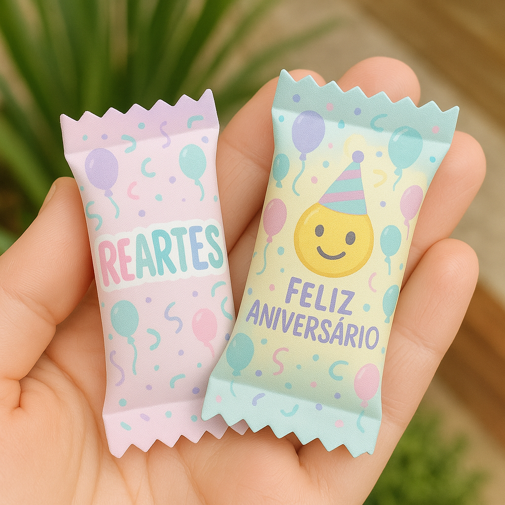 Adesivo para Balinhas Personalizada: Onde Comprar | BuscaProdutos