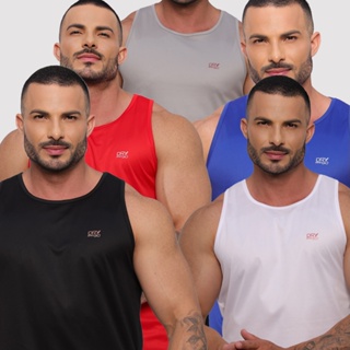 KIT 5 Camisetas Regatas Dry Fit ORIGINAL Masculina Para Treino e Academia em Oferta na Shopee