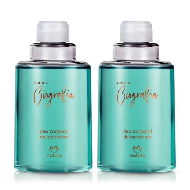 NATURA KIT PERFUMADO DESODORANTE REFIL BIOGRAFIA FEMININO
