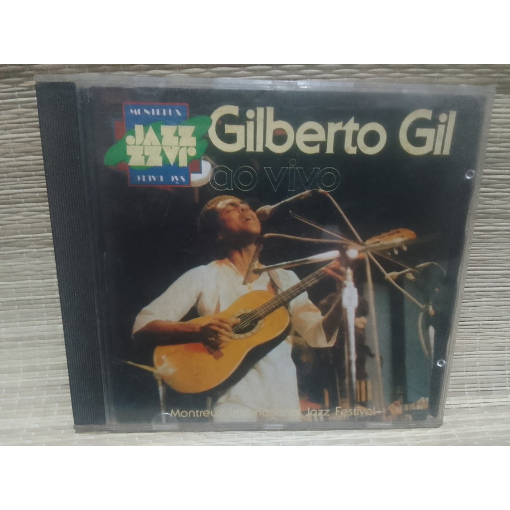 CD Gilberto Gil - Ao Vivo - Montreux International Jazz Festival - Ano 1978