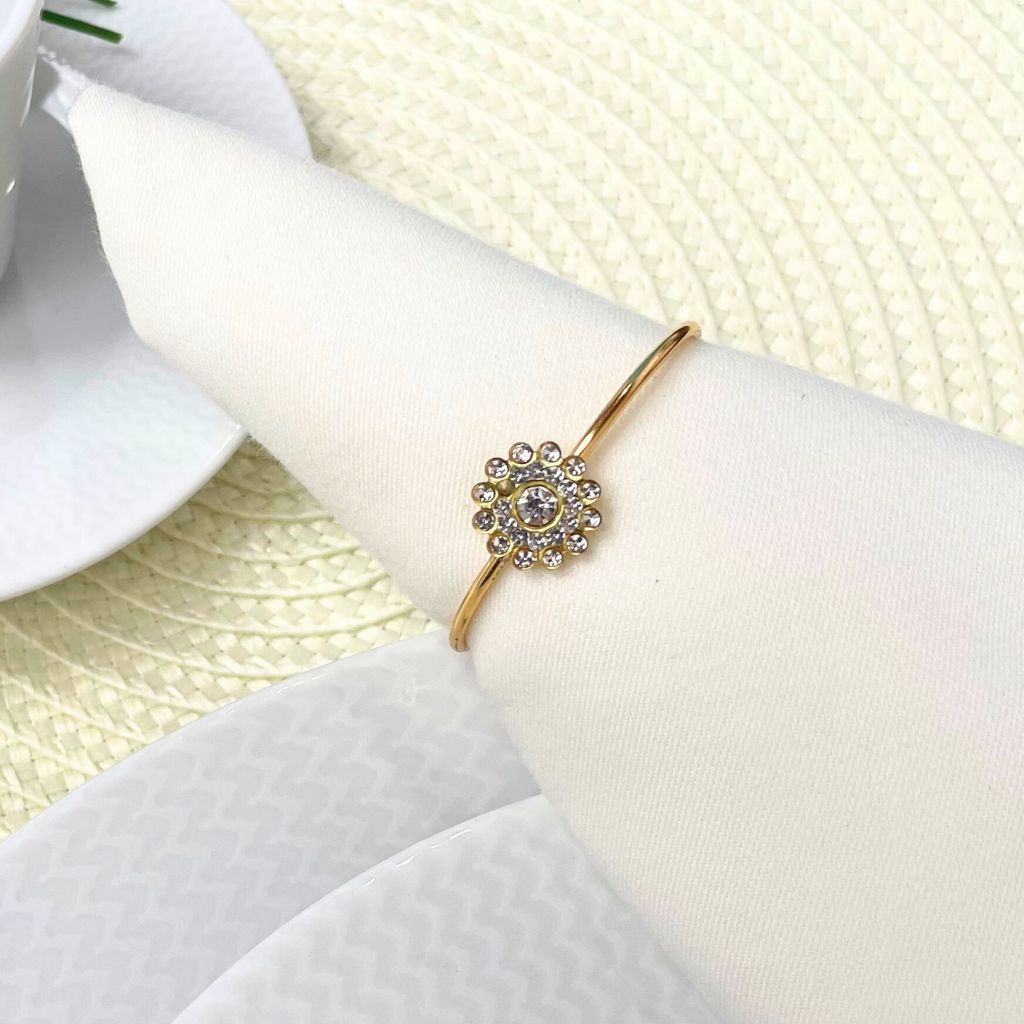 Argola para Guardanapo Flor: Onde Comprar | BuscaProdutos