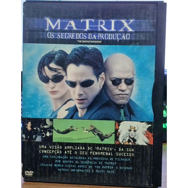 Dvd Matrix - Os segredos da produção (original) capa snapcase
