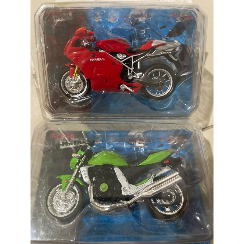 2 MINIATURAS MOTO MAISTO